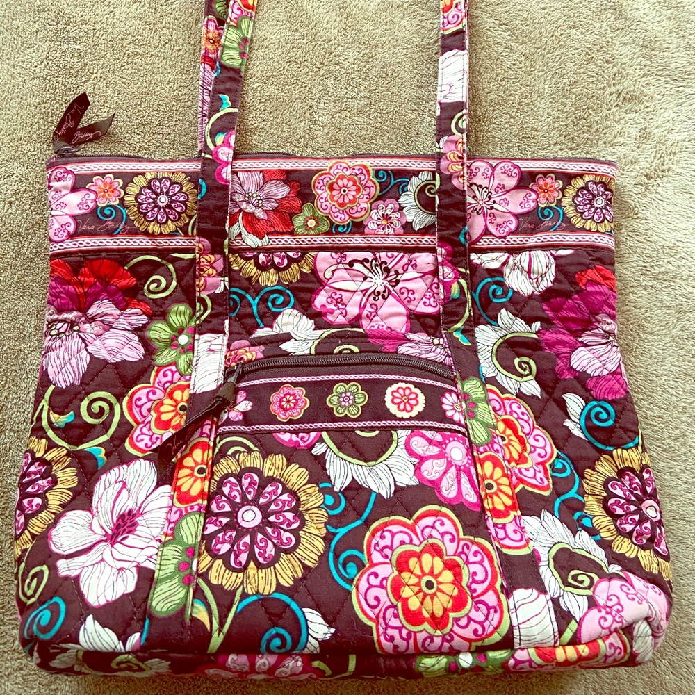 Vera Bradley Quilted Floral Tote